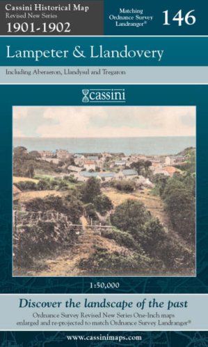 Überarbeitete Serie 1901-2: Lampeter & Llandovery (OS146) (Wales) von Historical Map