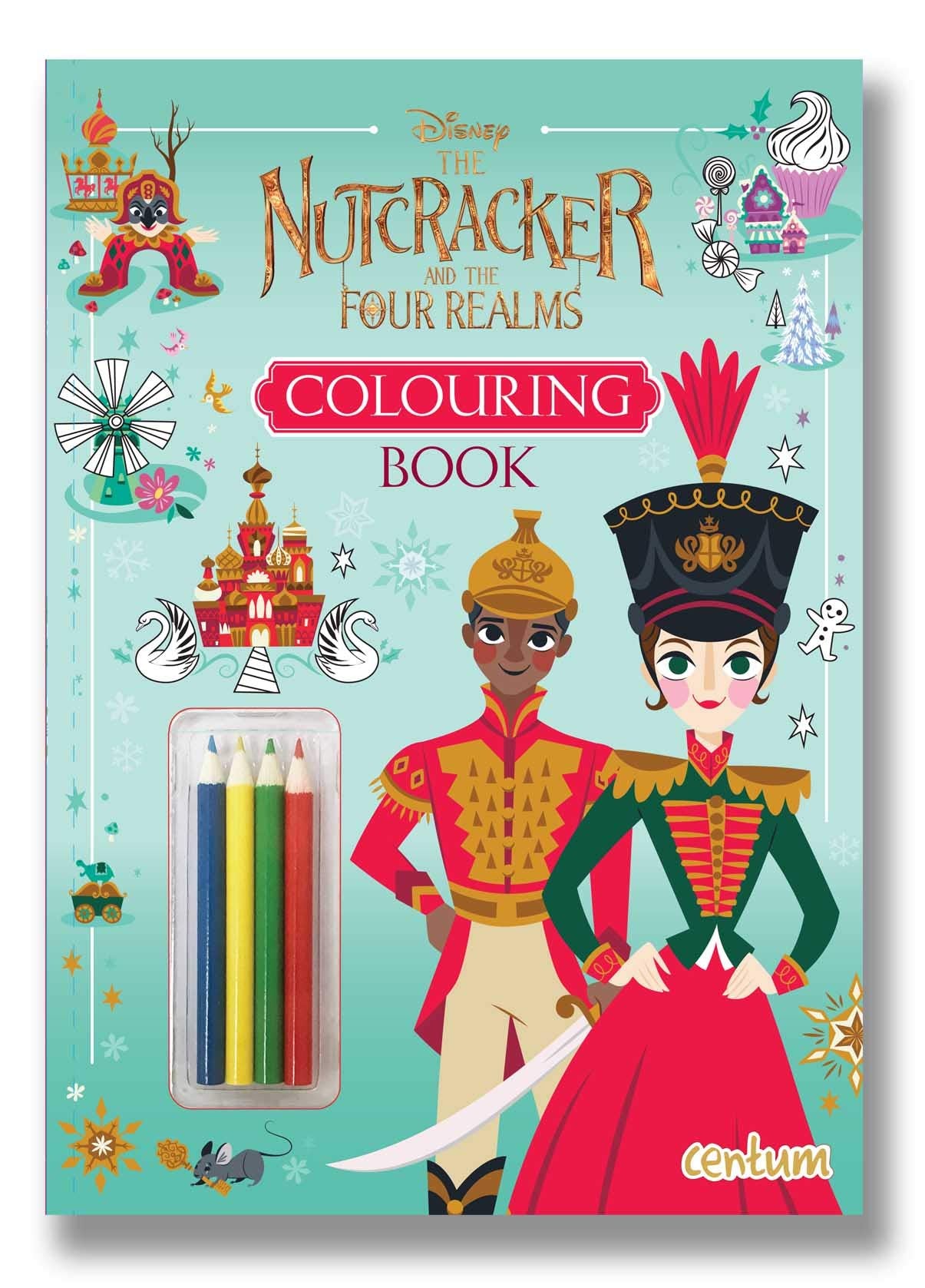 Der Nussknacker und die vier Reiche – Malbuch mit Stiften von Centum Books Ltd