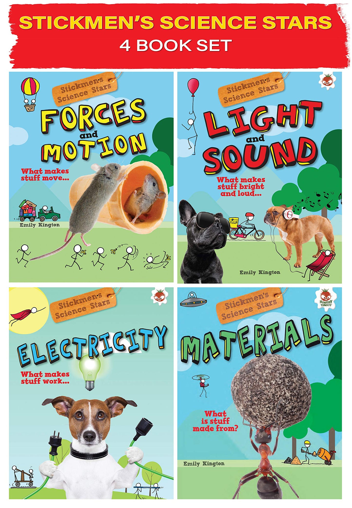 Stickmen's Science Stars (4er-Bücher-Schrumpfpackung) von -