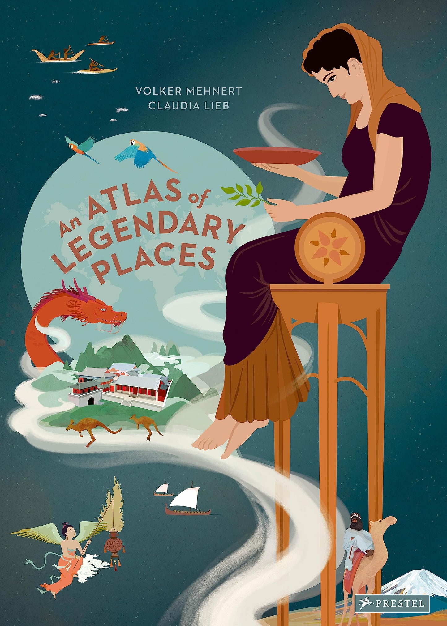 An Atlas of Legendary Places: From Atlantis to the Milky Way (shelf-worn) by Mehnert, Volker