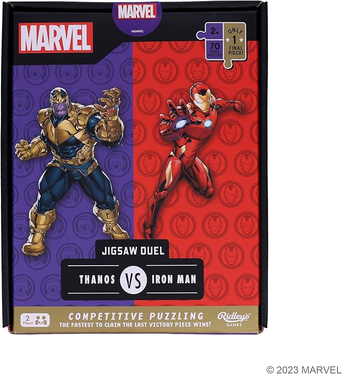 Marvel Jigsaw Duell Thanos vs Iron Man von -
