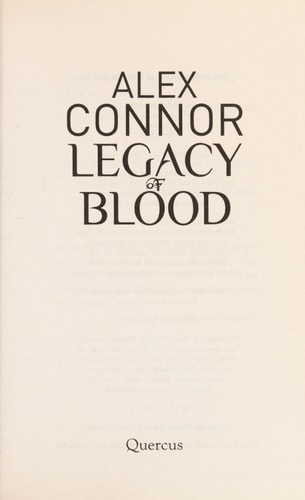 Legacy of Blood by Alex Connor