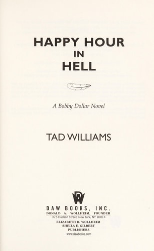Happy Hour in Hell: Bobby Dollar 2 by Williams Tad