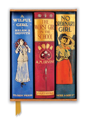 (TXS) Bodleian Libraries: Book Spines Great Girls (Foiled Journal) (Flame Tree Notebooks) by Flame Tree Studio