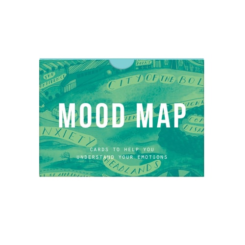 Mood Map: 60 cards to help us define & explain our emotions (shelf worn) by The School of Life