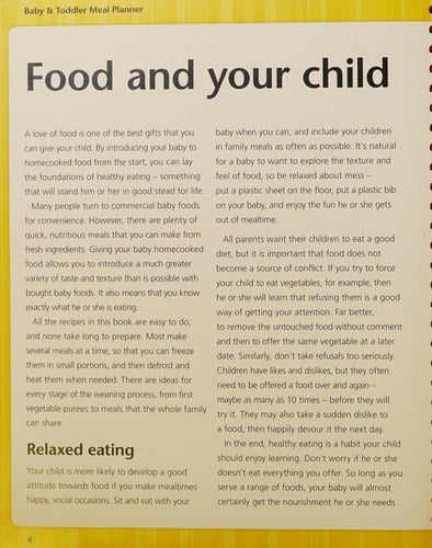 Baby and Toddler Recipes: Quick, Easy and Healthy! (Baby & Toddler) by Igloo Books