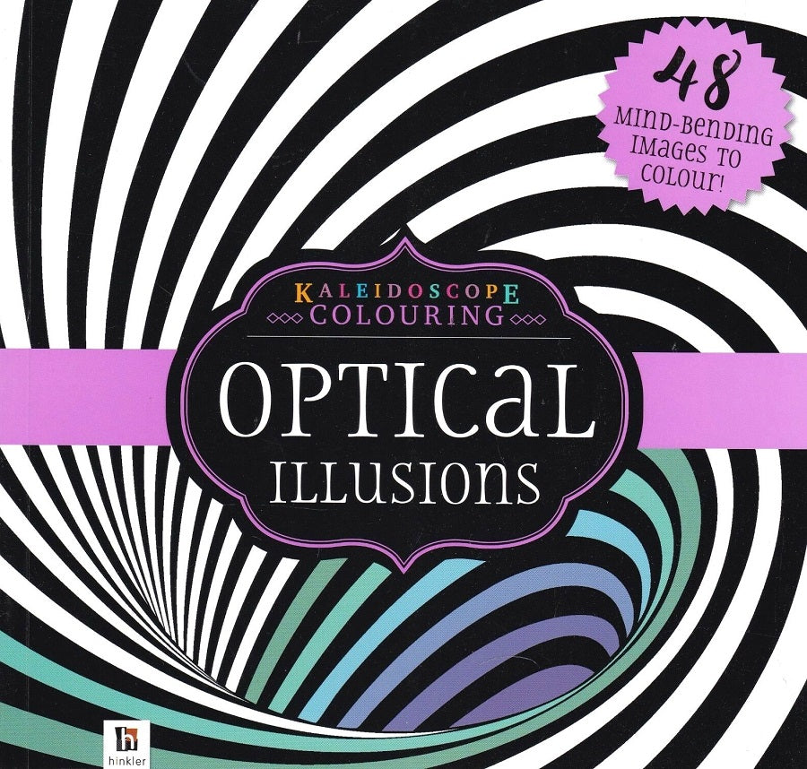 Kaleidoscope Colouring: Optical Illusions (purple) by -