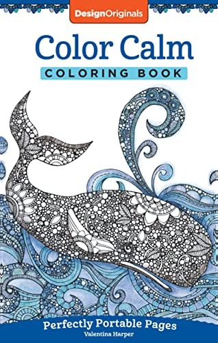 Color Calm Coloring Book Perfectly Portable Pages by Valentina Harper