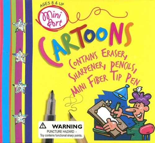 Mini Art: Cartoons: Contains?Eraser, Sharpener, Pencils, and Mini Fibre Tip Pen (Mini Art Series) by Tony Potter