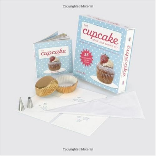 The cupcake book and baking kit (shelfworn) by Lee, Susanna (Baker)