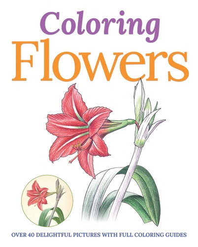 Coloring Flowers (shelf worn) by Peter Gray