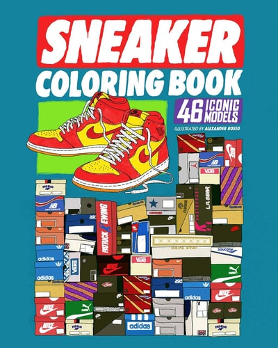 Sneaker Coloring Book by Alexander Rosso