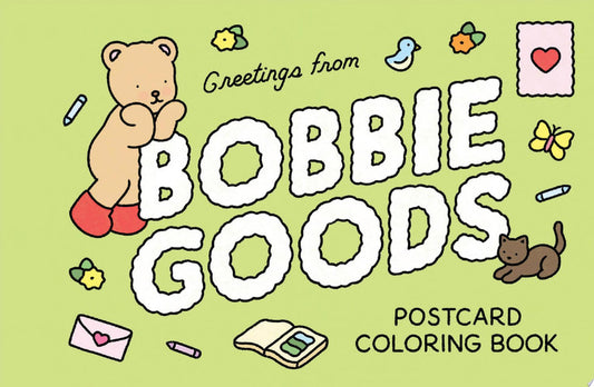 Bobbie Goods Postcard Coloring Book 20 Postcards by Bobbie Goods
