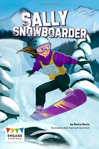 Sally Snowboarder by Nancy Harris