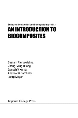 An Introduction to Biocomposites (Shelfworn) by Seeram Ramakrishna