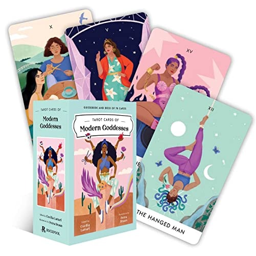 (TXS) Tarot Cards Of Modern Goddesses by  Cecilia Lattari (Author) and Petra Braun (Illustrator)
