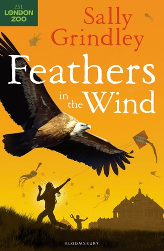 Feathers in the Wind (sticker damage) by Sally Grindley