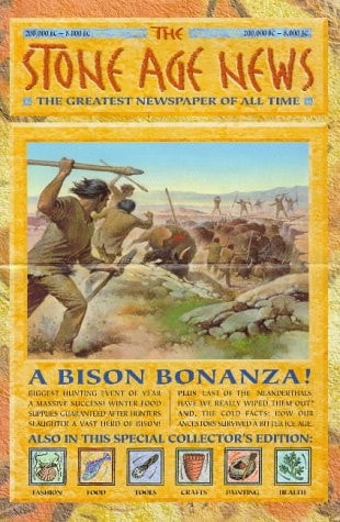 The Stone Age News (shelfworn) by Fiona MacDonald
