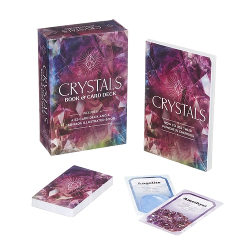 (TXS) Crystals Book And Card Deck by  Emily Anderson