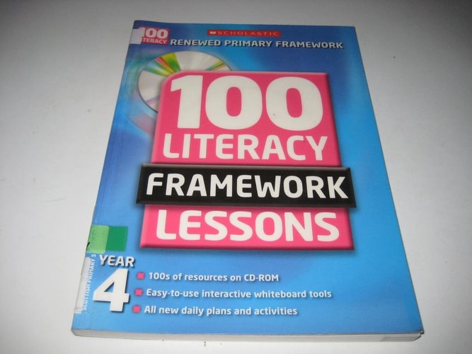 100 New Literacy Framework Lessons for Year 1 with CD-Rom (slight shelf wear) by Jean Evans
