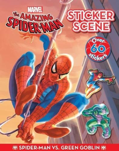 Marvel The Amazing Spider-Man Spider-Man vs. Green Goblin Sticker Scene (shelf worn) by Parragon Books