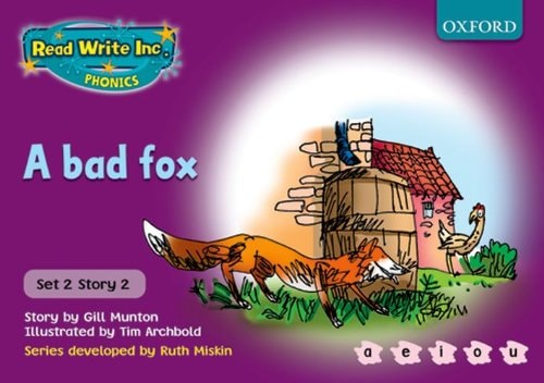 A BAD FOX - PURPLE 2 by Gill Munton