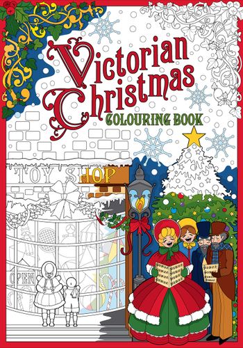 Victorian Christmas Colouring Book by -