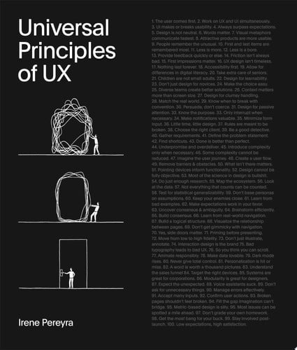 Universal Principles of UX 100 Timeless Strategies to Create Positive Interactions Between People and Technology by Irene Pereyra