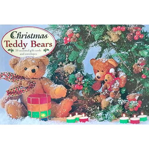 Christmas Teddy Bears (20 seasonal gift cards & envelopes) by -