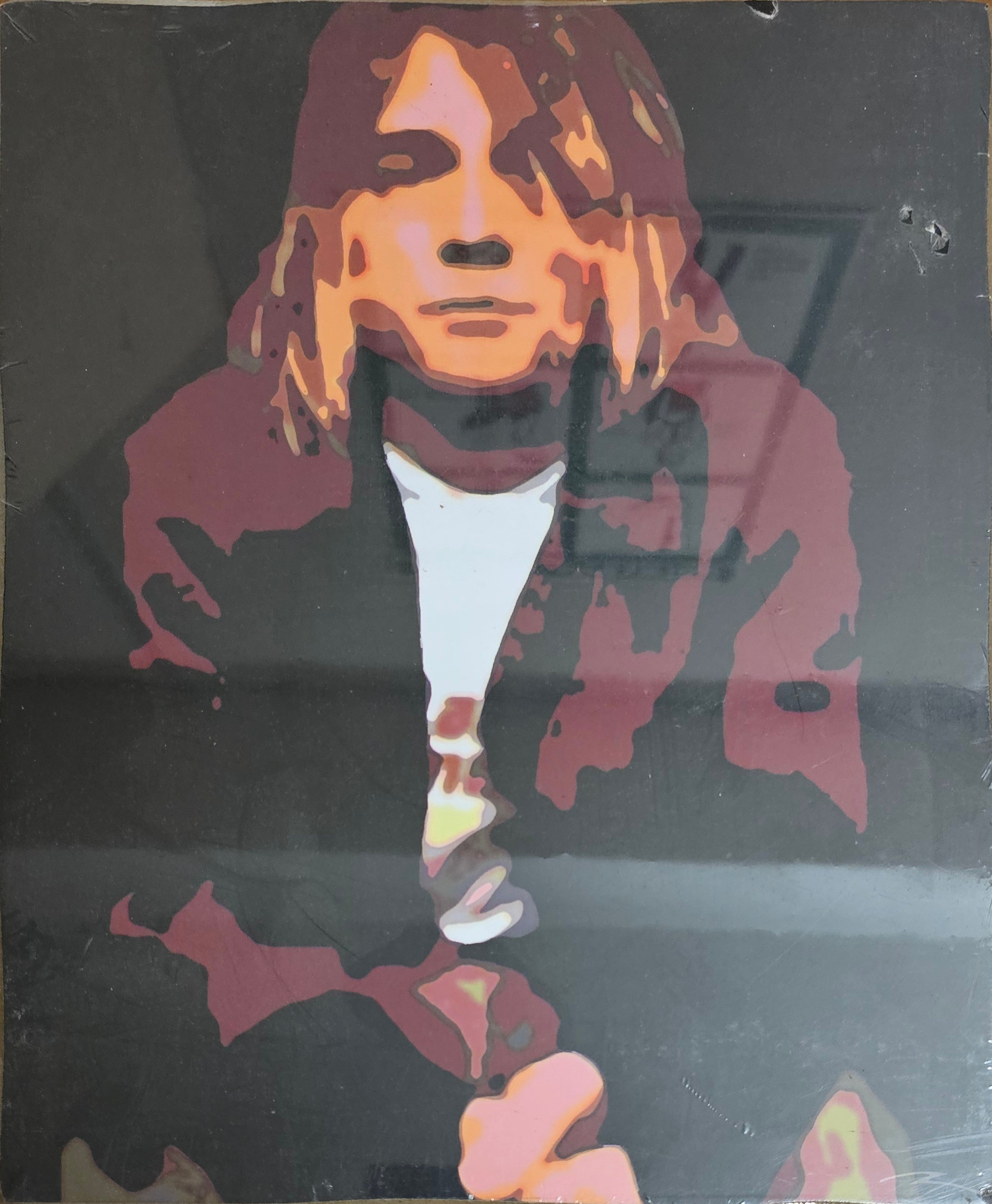 Board-mounted music paintings: Kurt Cobain (Nirvana) by - – Boon Books ...