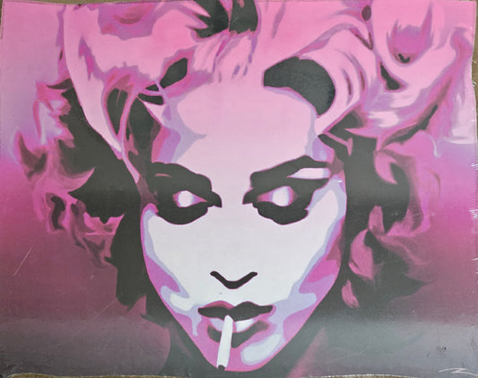 Board-mounted music paintings: Madonna by -