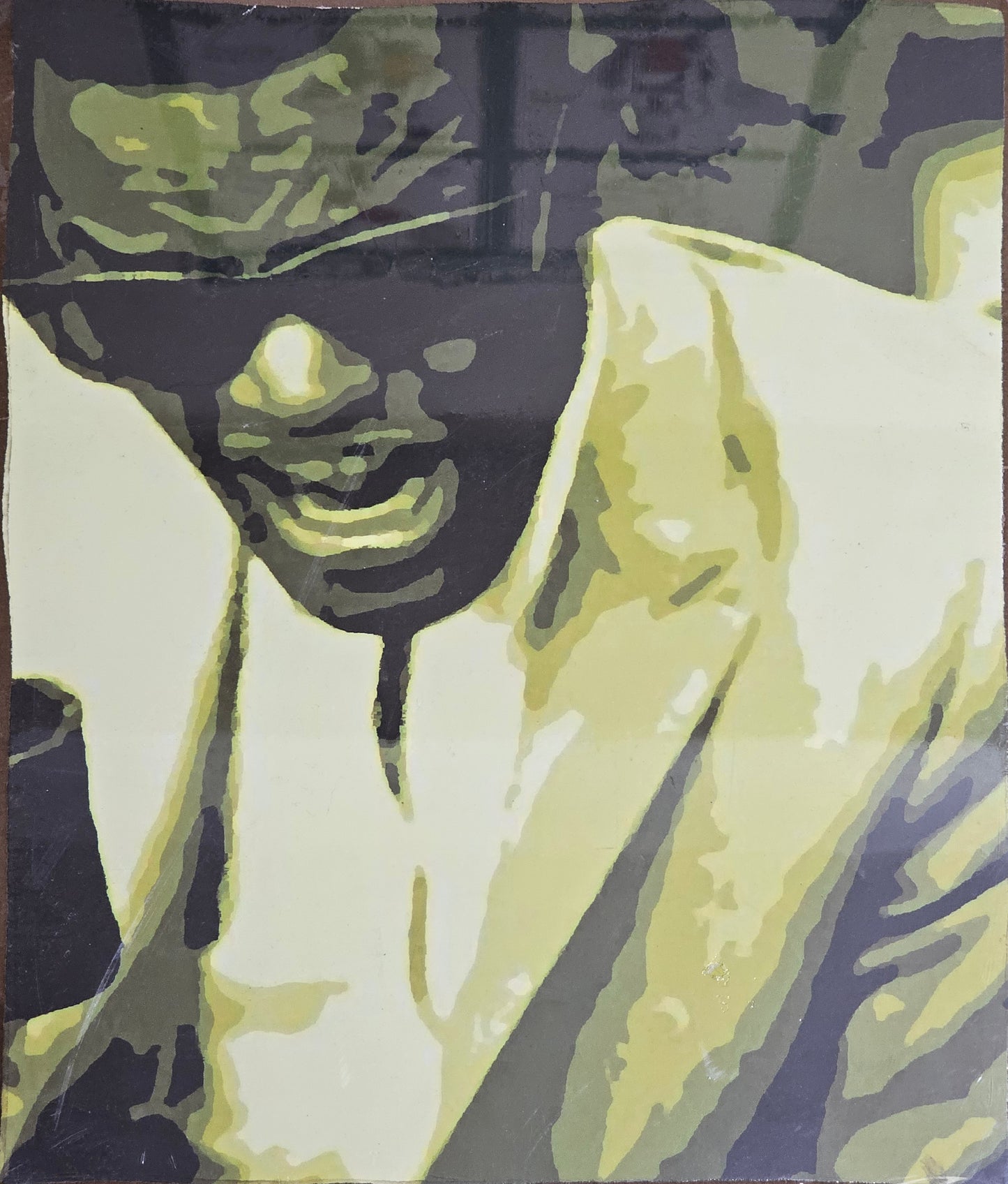 Board-mounted music paintings: Ray Charles by -