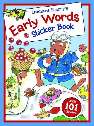 Richard Scarry - Early Words Sticker Book by R. Scarry