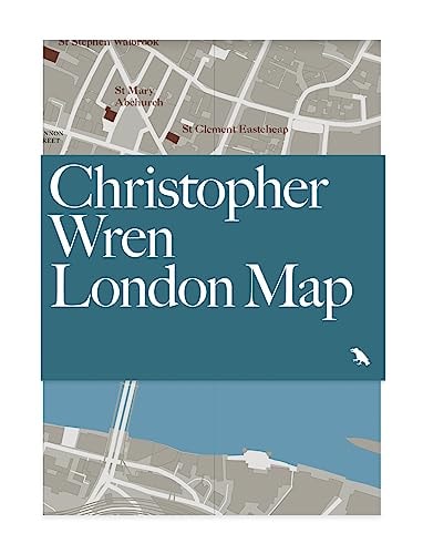 Christopher Wren London Map Guide to Wren's London Churches and Buildings by Owen Hopkins