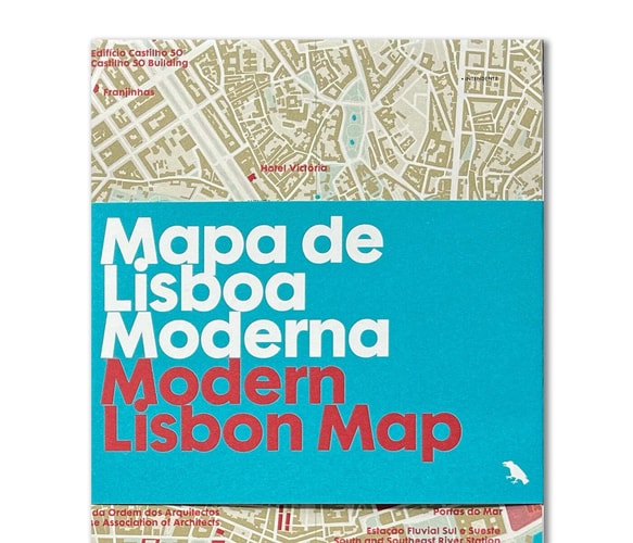 Modern Lisbon Map / Mapa de Lisboa Moderna Guide to Modern Architecture in Lisbon by Elisa Pegorin