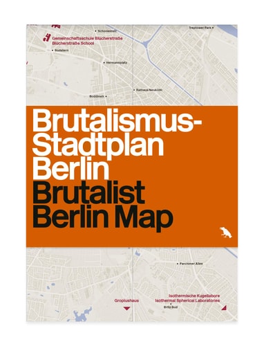Brutalist Berlin Map by Felix Torkar