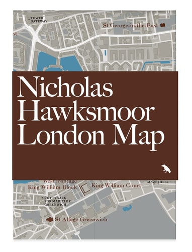 Nicholas Hawksmoor London Map by Owen Hopkins
