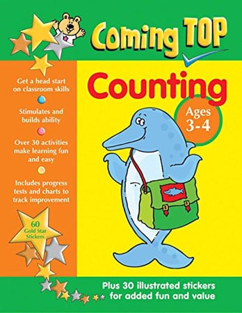 Coming Top: Counting - Ages 3-4 by Eason, Sarah