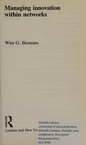 Managing Innovation Within Networks (Shelfworn) by Wim G. Biemans