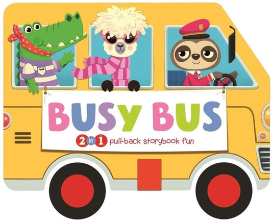 Busy Bus (Pull-back Books) by -