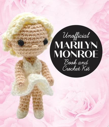 Unofficial Marilyn Monroe Book and Crochet Kit Includes Everything to Crochet Your Own Marilyn \u2013 Instruction Book, 3 Colors of Yarn, Crochet Hook, Yarn Needle, Safety Eyes, Fiberfill Stuffing by Kati Gálusz