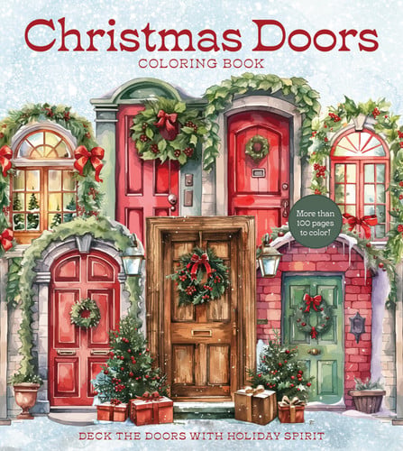 Christmas Doors Coloring Book: Deck the Doors with Holiday Spirit (Chartwell Coloring Books) by Editors of Chartwell Books