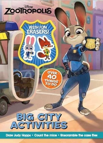 Disney Zootropolis Big City Activities: Over 40 Things to Do (slight shelf wear) by Parragon Books