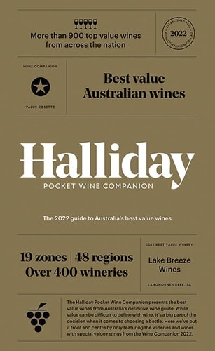 Halliday Pocket Wine Companion 2022: The 2022 Guide to Australia's Best Value Wines(Shelfworn) by James Halliday