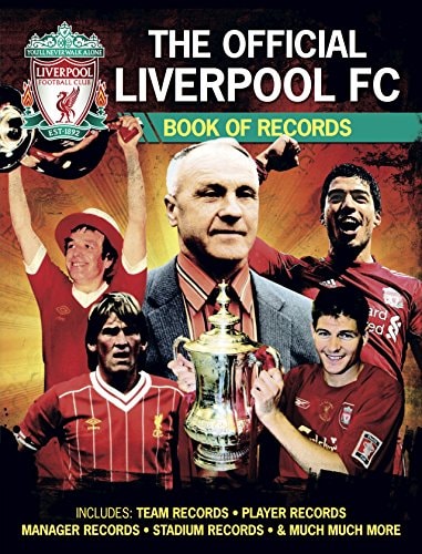 Official Liverpool FC Book of Records (shelfworn) by Jeff Anderson