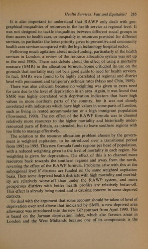 Inequalities in Health The Black Report (shelf worn) by Peter Townsend | Nick Davidson