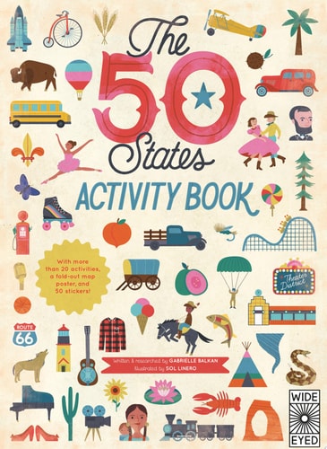 The 50 States: Activity Book Maps of the 50 States of the USA by Gabrielle Balkan
