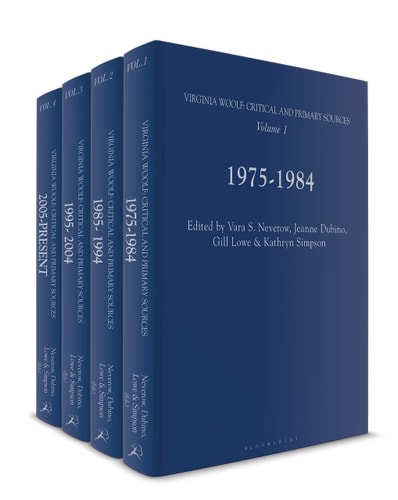 Virginia Woolf: Critical & Primary Sources (4 volume set) by Vara Neverow | Jeanne Dubino | Kathryn Simpson | Gill Lowe