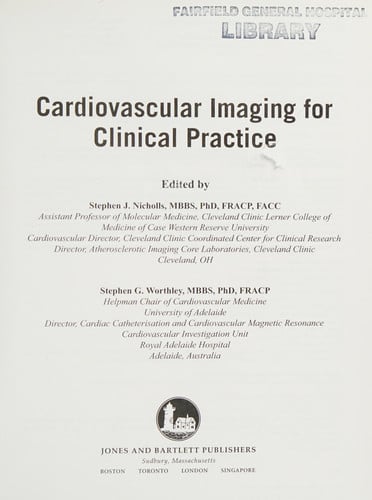 Cardiovascular Imaging for Clinical Practice by Stephen Nicholls | Stephen Worthley