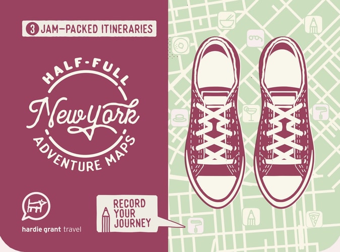 Half-full Adventure Map: New York by Hardie Grant Books